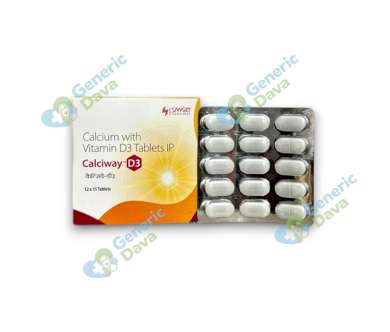 Calciway D3 Tablet calcium supplement for bone and teeth health online Generic Dawa
