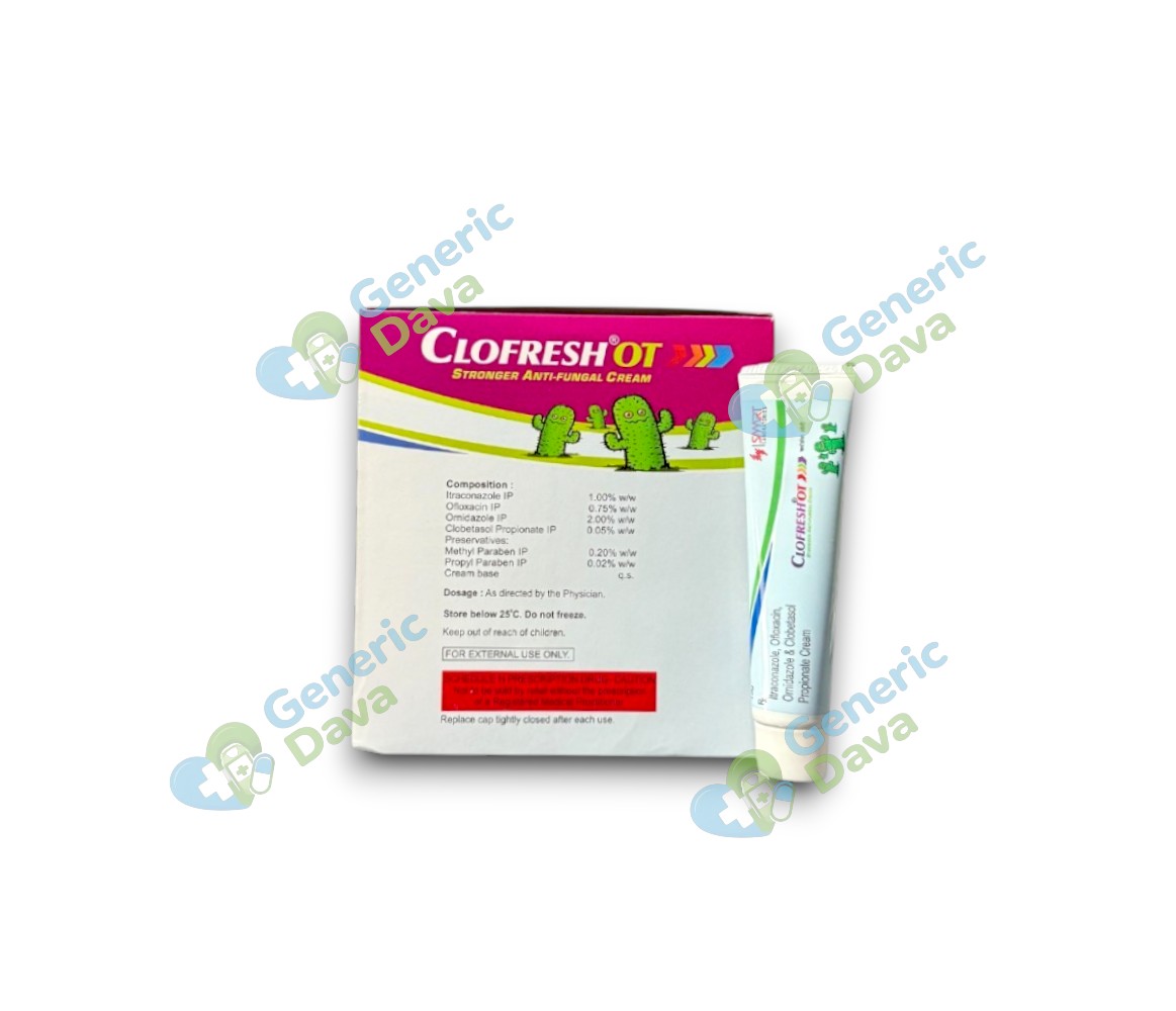 Clofresh OT Cream for ringworm and fungal skin infection online Generic Dawa