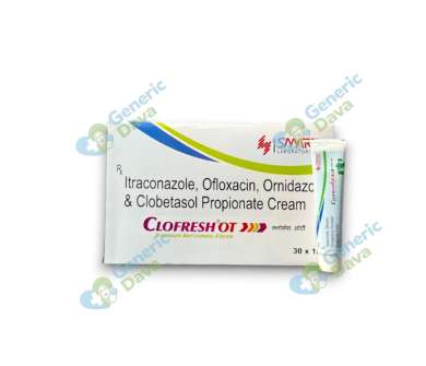 Clofresh OT Cream for fungal infection itching and redness