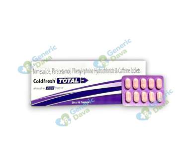 Coldfresh Total NF Tablet for cold cough fever and nasal congestion relief online Generic Dawa