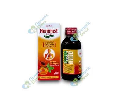 Honimist Syrup based ayurvedic cough formula syrup for natural cough relief and immunity support online at Generic Dawa