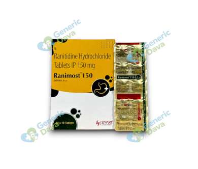 Ranimost 150 tablet uses for acid reflux and heartburn treatment online at Generic Dawa