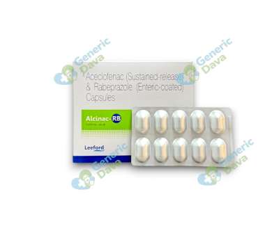 Alcinac RB Capsule for pain inflammation and gastric protection.
