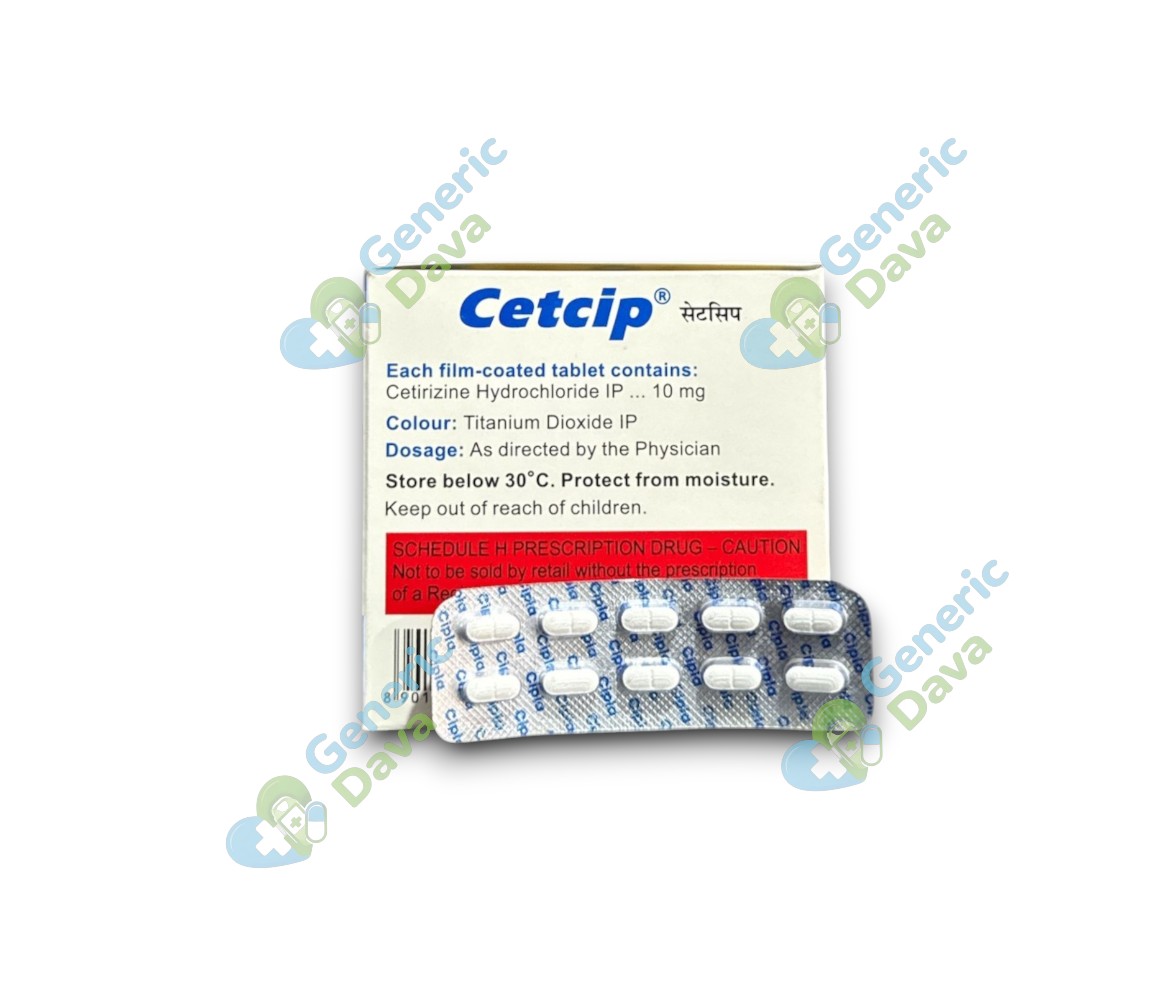 Cetcip Tablet for allergic rhinitis itching and sneezing