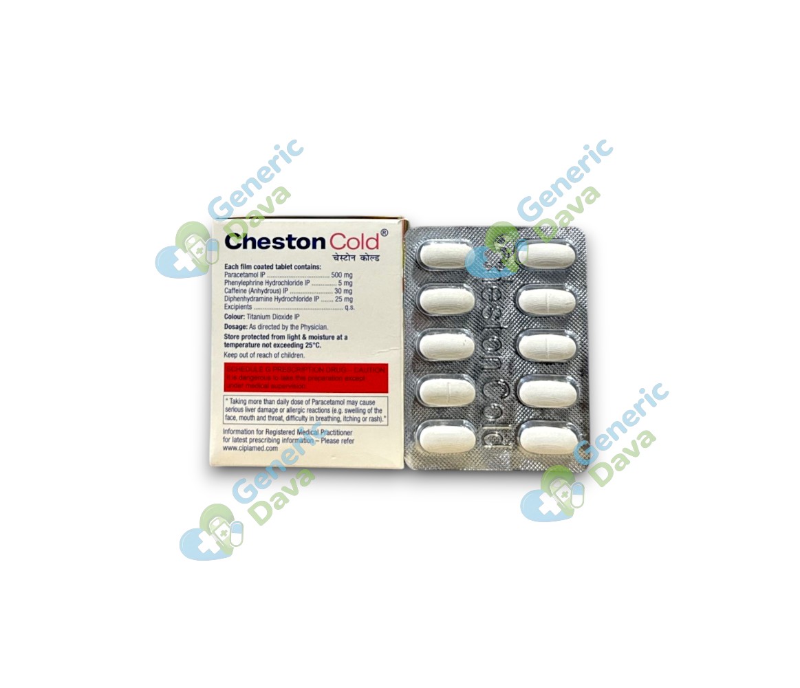 Chestan Cold Tablet antihistamine cold medicine buy online Generic Dawa