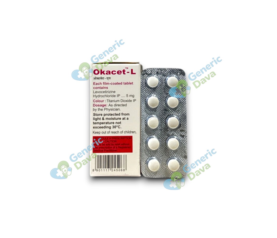 Okacet L Tablet for allergy sneezing runny nose relief