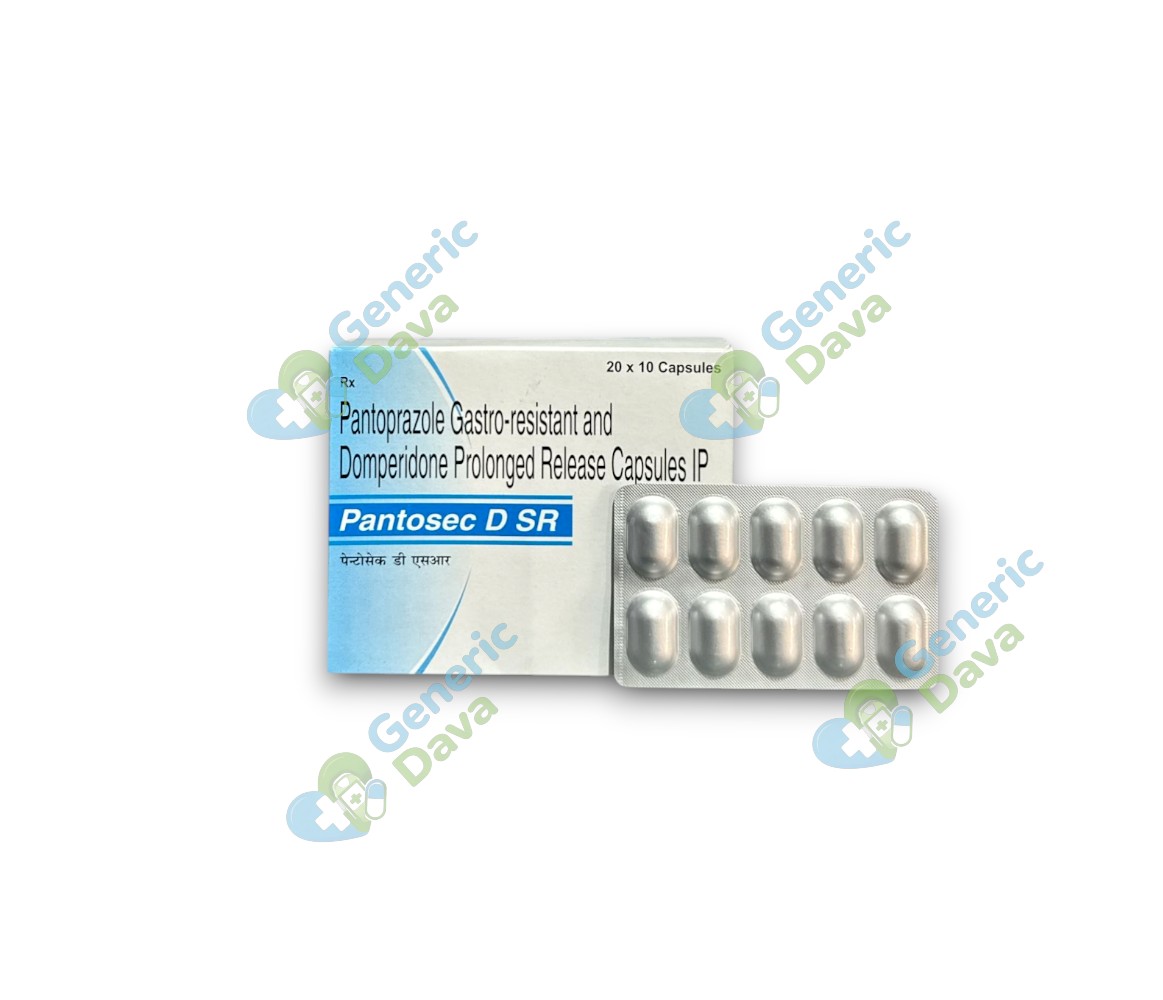 Pantosec D SR Capsule for acid reflux GERD and indigestion