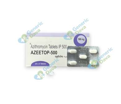 Azeetop 500 tablet for throat, chest and skin infections